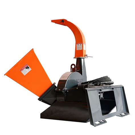 wood chipper skid steer|tmg 4 inch wood chipper.